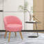 Fauteuil de lecture rembourré en lin-1117972510