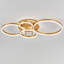 Tavin 5-Light 110cm Golden Loops LED Semi Flush Mount Light