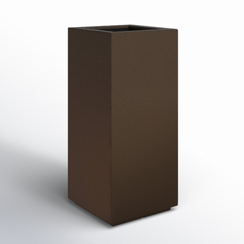 Kensington Tall Planter, Chocolate Brown