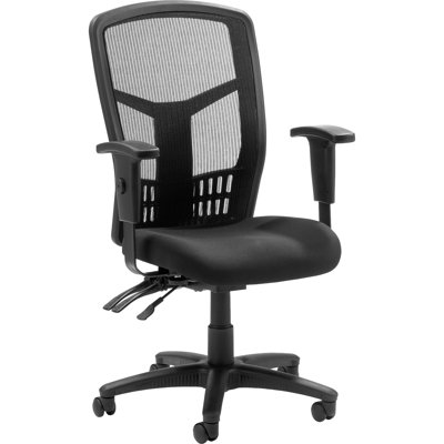 Chaise de travail en filet à haut dossier