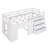 Aspen Loft Bed With Cabinet And Shelf - Solid Pine Wood And Safety Features-1634382398-1675854764