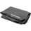 Matelas de remplacement pour lit de chien résistant à l'eau, intérieur / extérieur, imprimé logo, polyester et polyester, lavable - gris pierre, grand