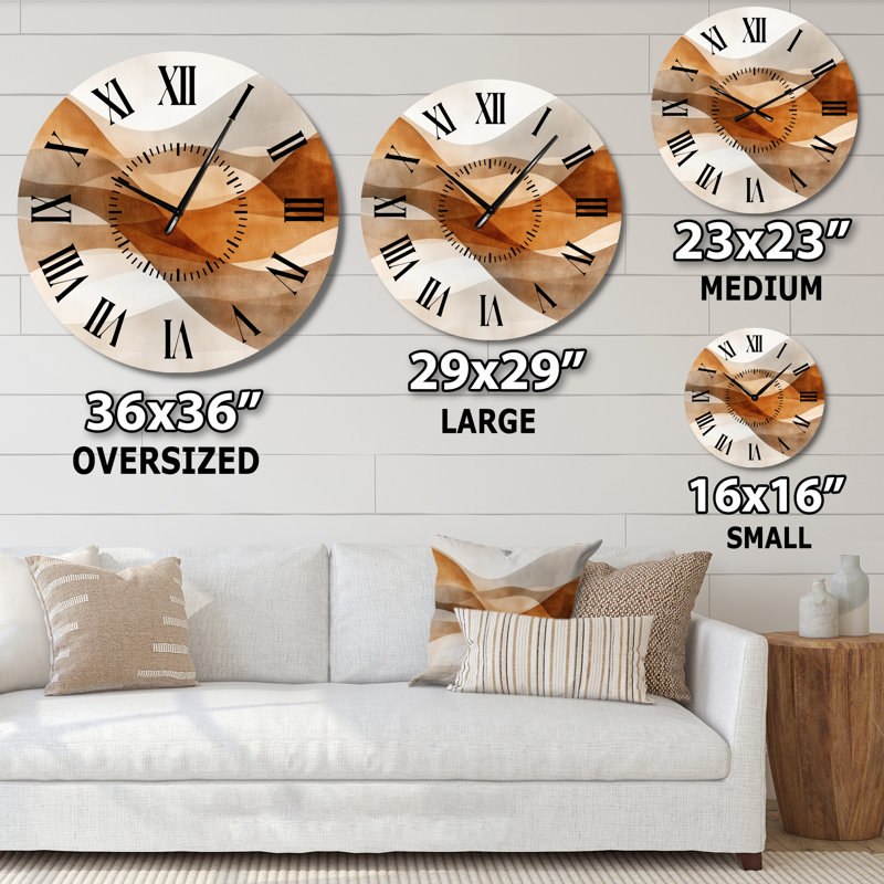 Horloge murale Neola I - Minimalist Silent, Médium