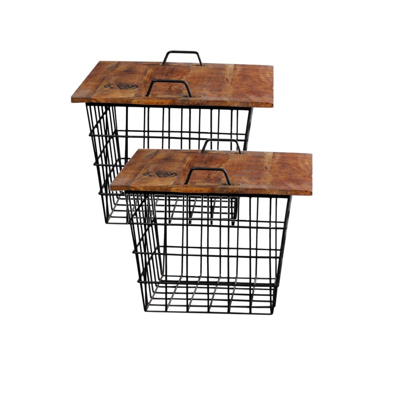 Solid Wood Top Nesting Tables