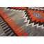 Tapis géométrique à tissage plat tribal