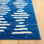 Tapis bleu marine / ivoire Kalynne-1521488391
