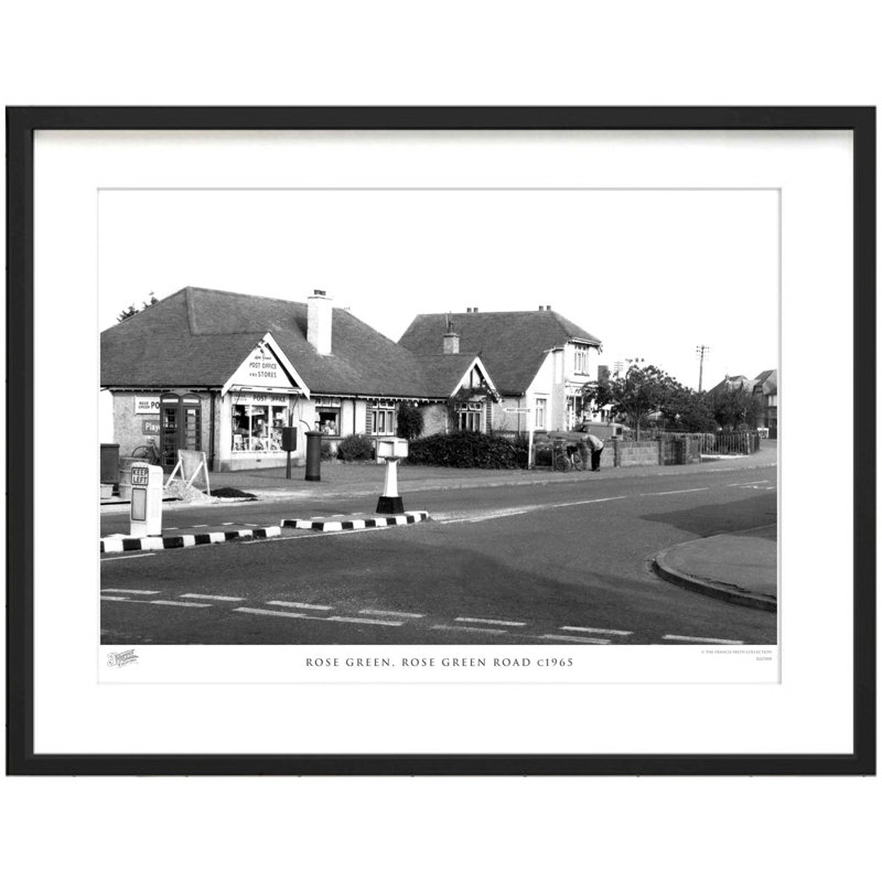 Rose Green, Rose Green Road C1965 by Francis Frith - Single Picture Frame Print, 40cm H x 50cm W x 2.3cm D