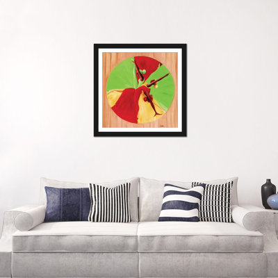 « danse circle », impression sur toile