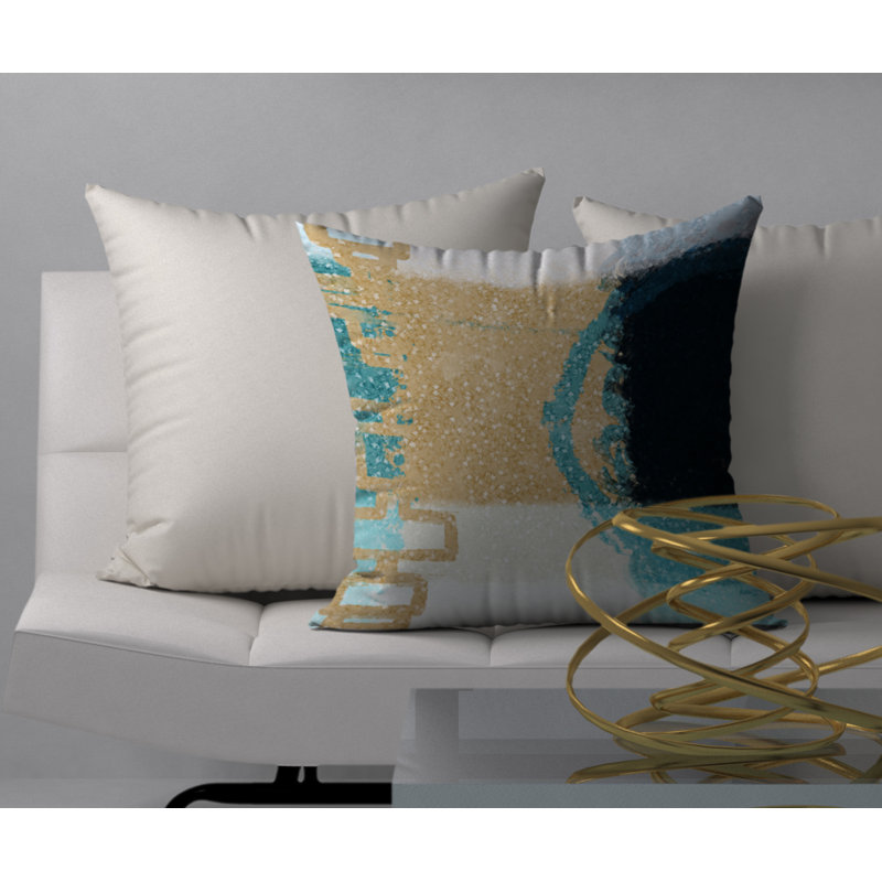 Belle Coussin décoratif carrée flatteuse, 24 po x 24 po