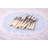 Ivory Pearlized Five Piece Flatware Set
