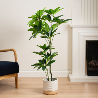 125cm Faux Umbrella (Schefflera) Tree