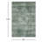 Corsica Oriental Green/Mist Indoor / Outdoor Area Rug-939655129
