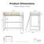 Audreena Metal Loft Bed-2068410155-2068386130