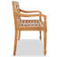 Vester Solid Wood Teak Outdoor Bench-41863085