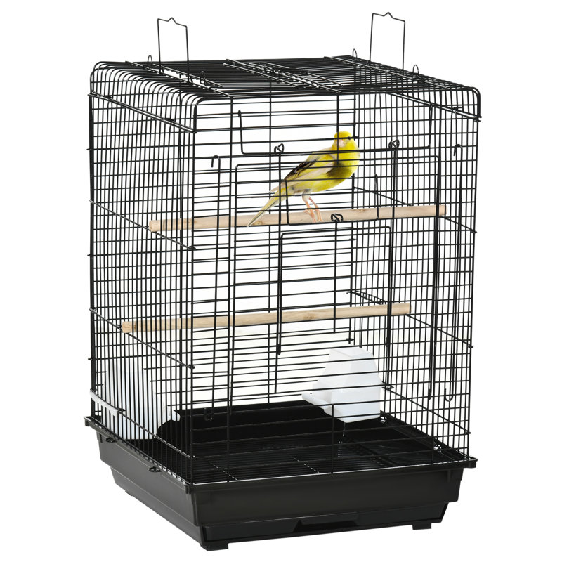 59cm Steel Flat Top Flight Cage with Perch