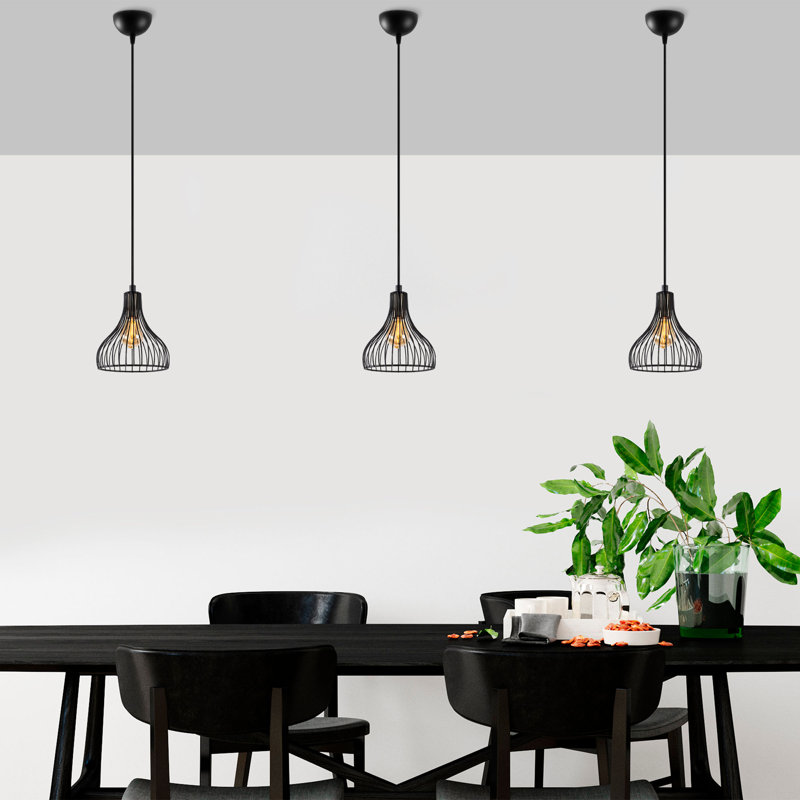 Luminaire suspendu en dome à 1 lumière