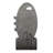 Modern Oval Outdoor Water Fountain with LED Lighting, Adjustable Flow, and Weather-Resistant Polyresin Design
