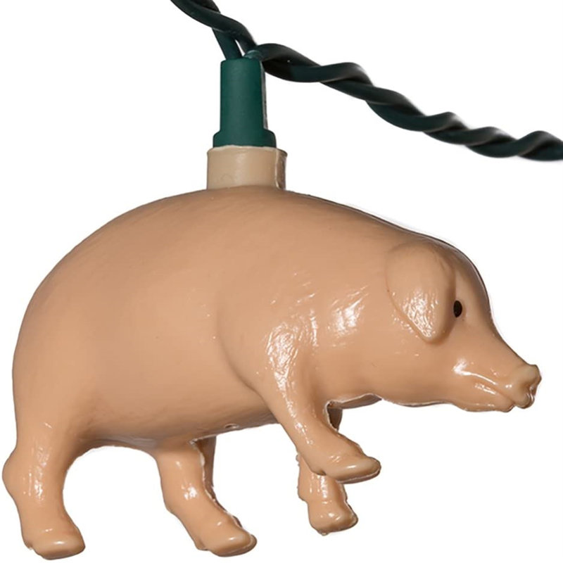 Lampe de chaîne 10 lumières porc