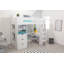 Kluesner Single (3') High Sleepers with Storage Included with Desk Included