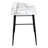 Computer Desk, Home Office, Laptop, Storage Shelves, 48"L, Work, Marble Look Laminate, Metal, Contemporary, Modern