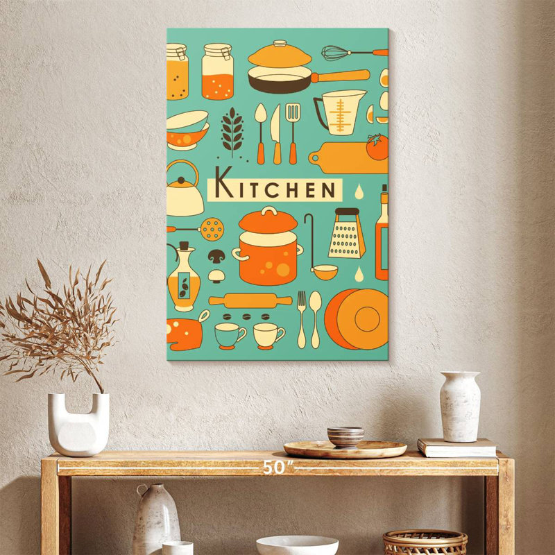 Kema Kitchen Basics Wall Sign, 39" H x 26" W