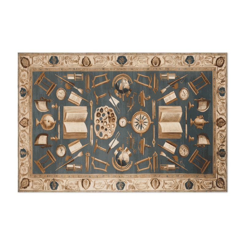 Tapis d'intérieur et d'extérieur gris français, Rectangulaire 2 pi x 3 pi