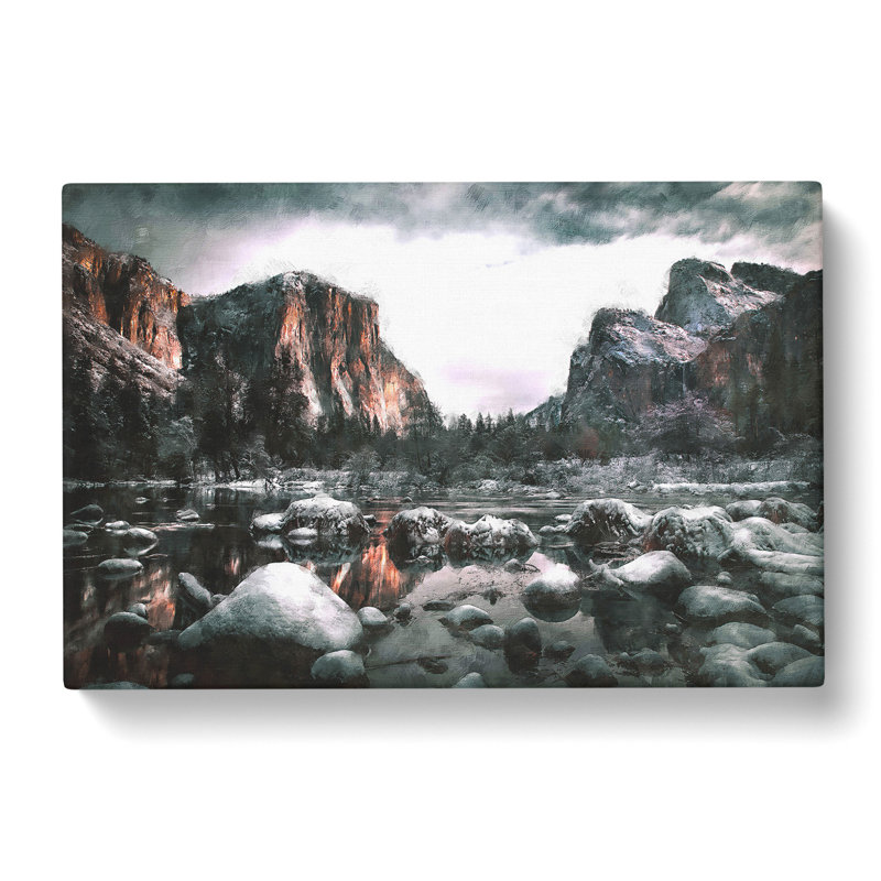 El Capitan Beauty Painting - Wrapped Canvas, 35cm H x 50cm W x 3cm D