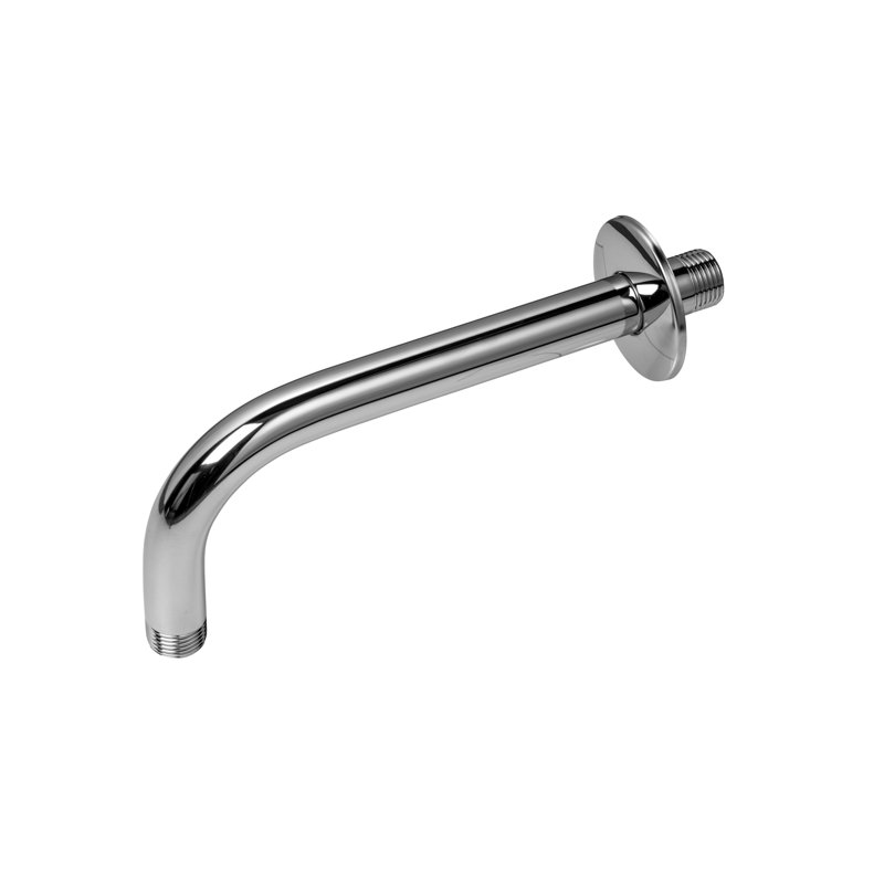 Presion Range Shower Arm 210mm Long - Chrome, Chrome