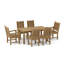 Montage Outdoor 7 - Piece Teak Dining Set with Cushions