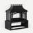 Steel Outdoor Fireplace Garden Wood Chimney