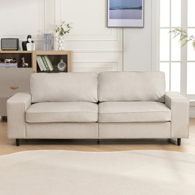 Nasheka Solid Wood 87.79'' Reception Loveseat