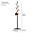 Sturdy Metal Coat rack Tree – Anti-Tip Design with 8 Hooks, Perfect for Home, Dorm, or Office Organization 