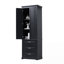 Grande armoire de rangement avec trois tiroirs pour la salle de bain