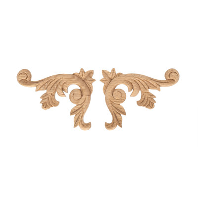 Petit parchemin en bois non fini 5 po x 3-3 / 4 po x 1/2 po