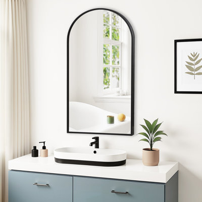 Miroir de salle de bain noir