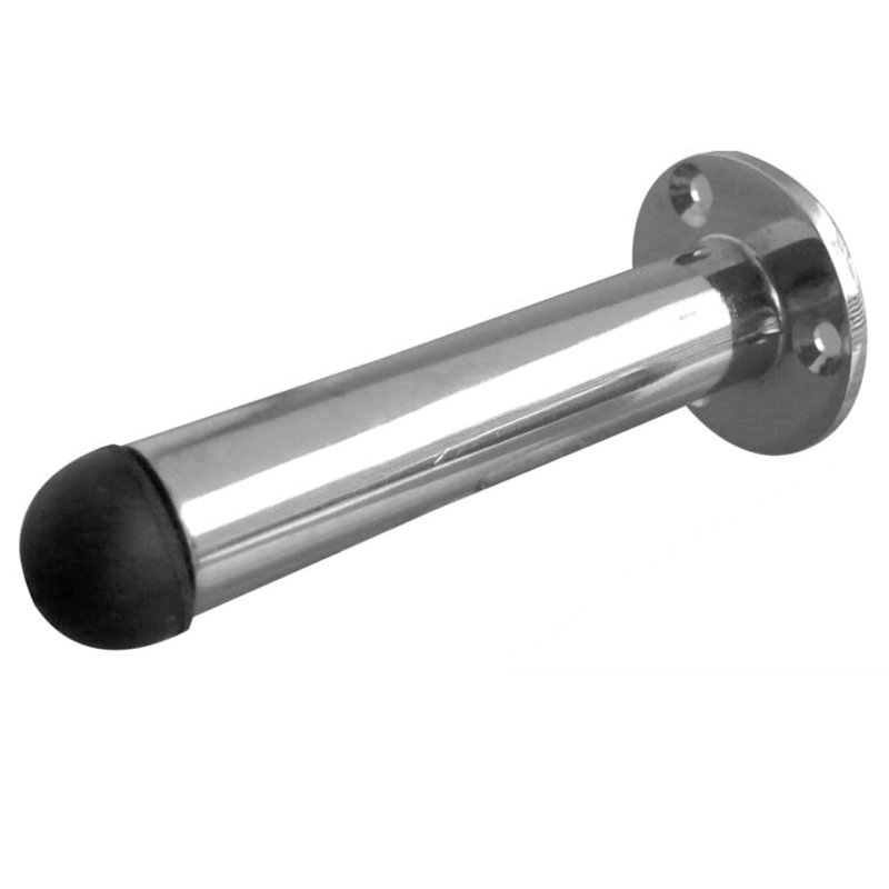 Blondelle Skirting Fixed Door Stop, Polished Chrome