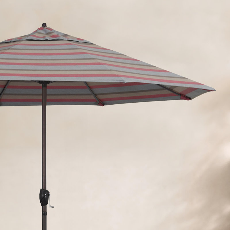 Parasol 9 pi Mira Sunbrella® Mira, Sunbrella® rosé Gateway