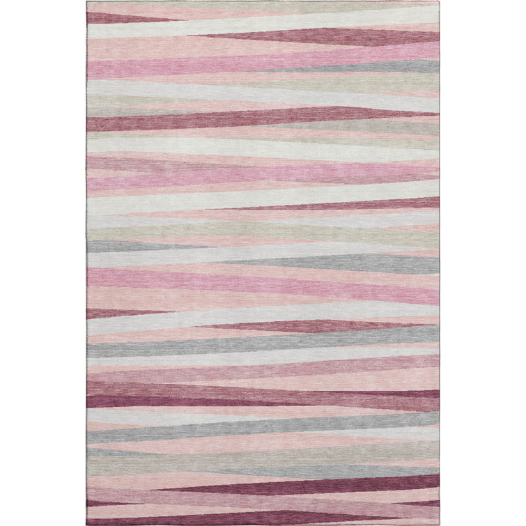 Premium Machine Washable Naglee AMF997 Stripes Rug