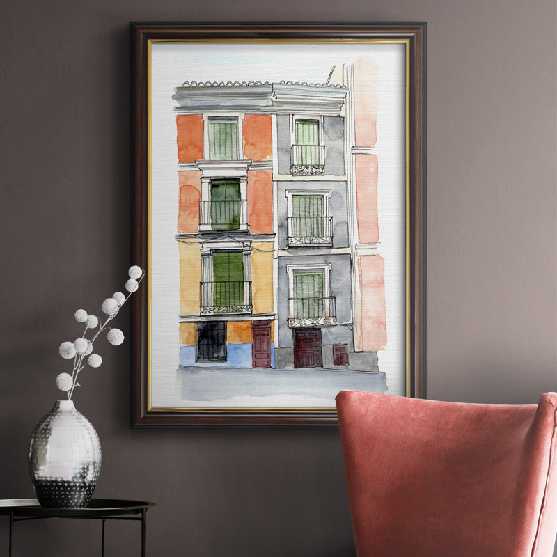 «Settling In II», peinture sur toile encadrée, H 20 po x l 16 po x P 2,5 po
