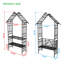 97.22 Ft. H x 58.07 Ft. W Galvanized Steel Fence Panels with