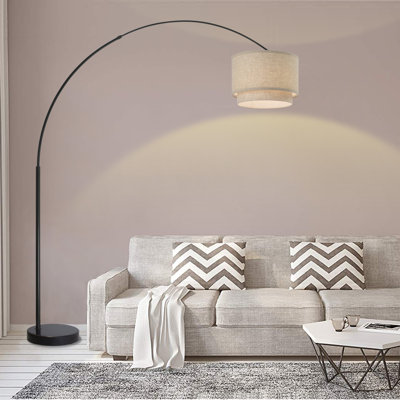 81'' Marble Arched Floor Lamp
