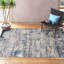 Glosco Abstract Splash Blue/Grey Area Rug-136710044