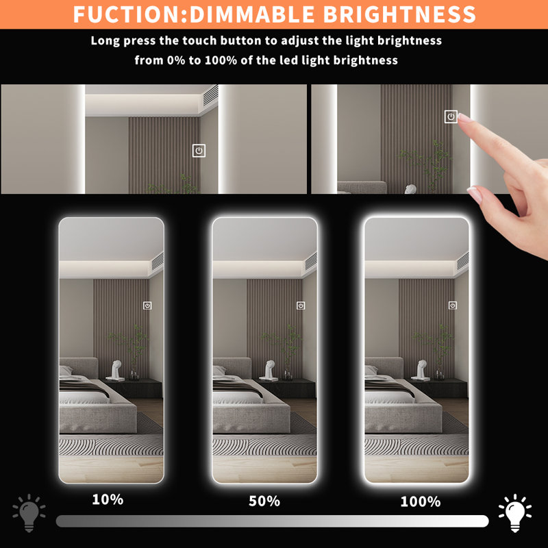 Cheslie Flat LED Mirror