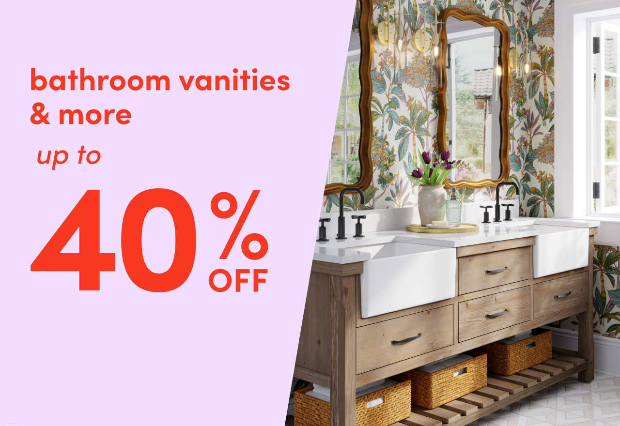 bathroom vanities & more clearance