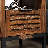 Miller Solid Wood Nightstand, Rustic Bedroom Side Table with Storage