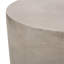 Table d'appoint en béton pour patio, table de bout d'extérieur MGO