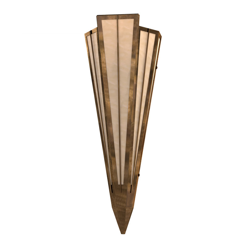 Brum 1 - Light Flush Mounted Sconce, Antique copper