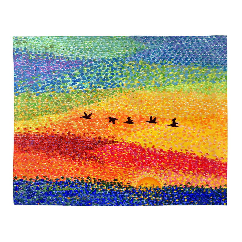 Ensemble de 4 napperons Pelican Sunset