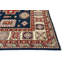 Tapis oriental tribal bleu 6X9 One-of-a-Kind