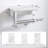Forious® Ultra Marble Toilet Paper Holder with Shelf Wall Mounted-101448097